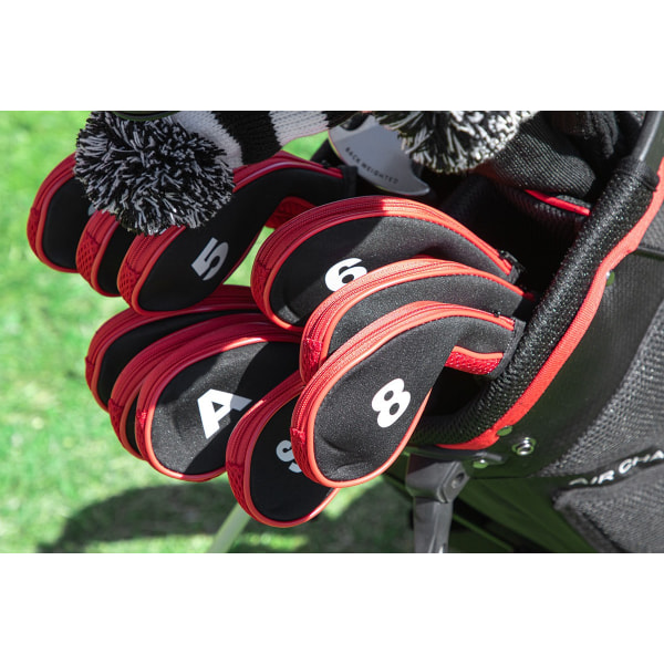 Headcovers til jernkøller - Flere fargevalg Red