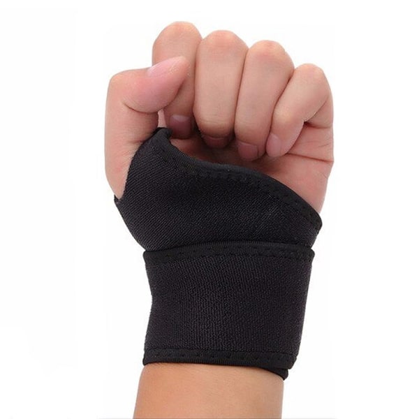 Smidigt stabilt handledsskydd Black