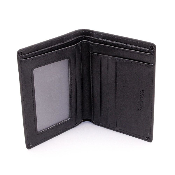 Lompakko Small Bifold Vertical PU - Musta Black