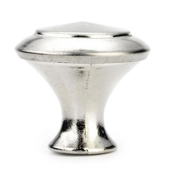 Knoppar 4-pack - Enkla knoppar i metall - Silverfärg Silver