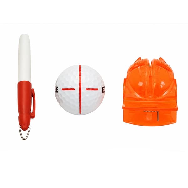 Linjemarkerare Klämma + Penna Red