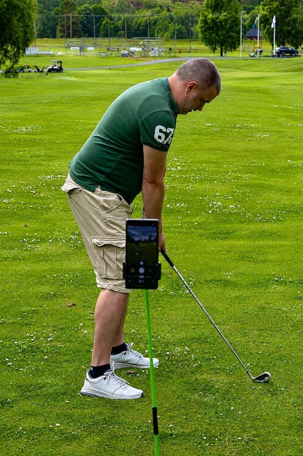 Mobilholder for golftrening