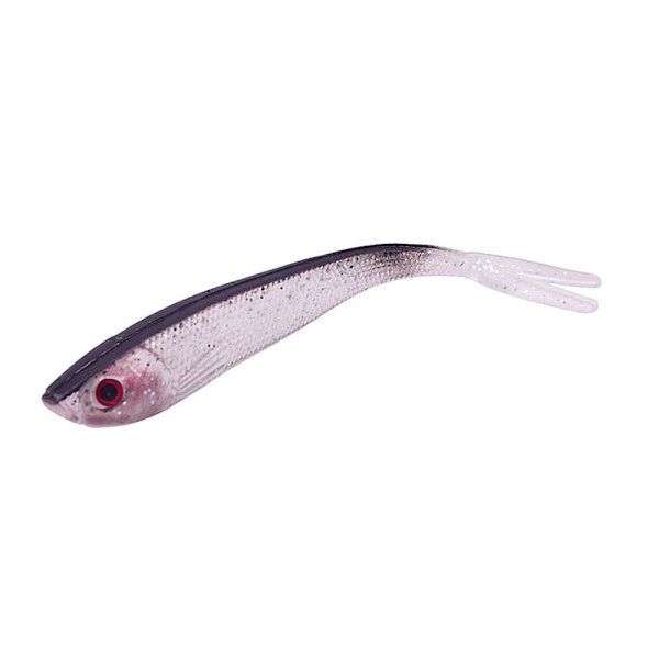 5-pack Jiggar Small Split Tail Silver - Flera storlekar 100 mm
