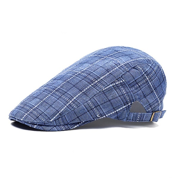 Gubbkeps rutig - Flera färgval Dark blue