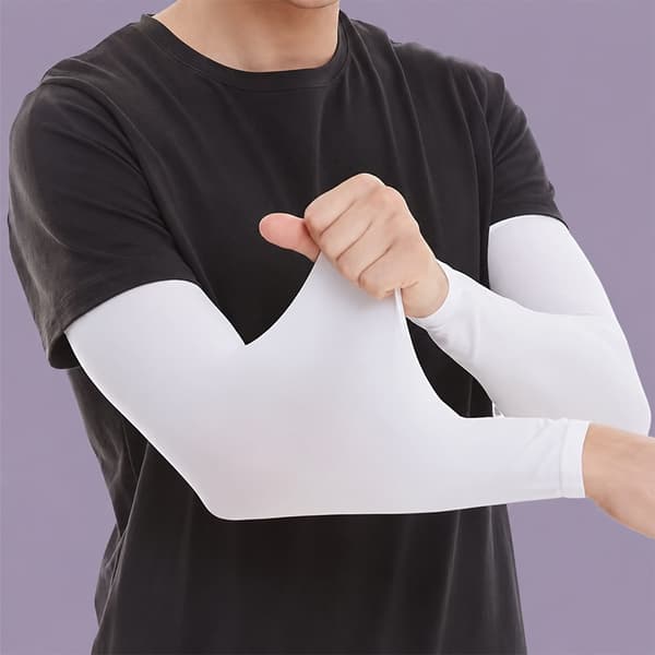 Træningsarmbånd i nylon (2 stk.) - Vælg farve White Standard Vit
