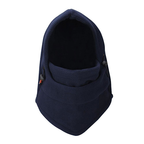 Flexibel huva / ansiktsmask i fleece - Olika färger Mörkblå