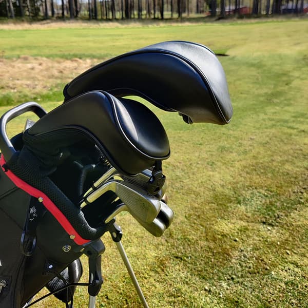 3-pak headcovers i kunstlær
