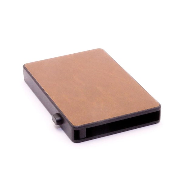 Kortfodral / Korthållare Card Case Pop Up Leather - Brun Brun
