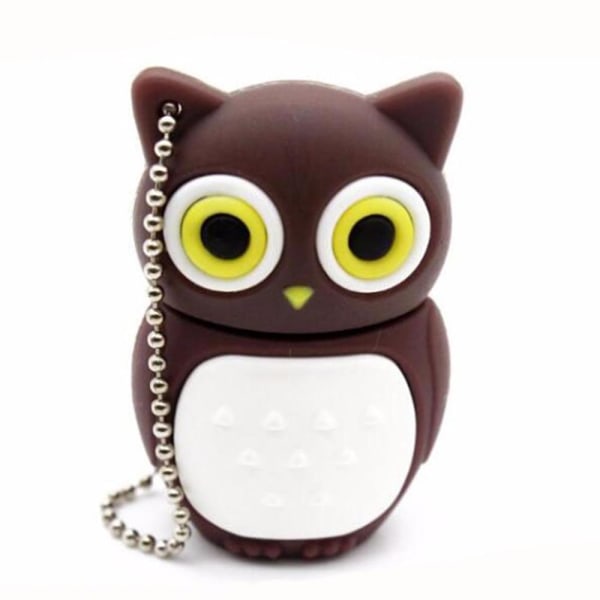 USB-pinne 32 GB - Owl Brown