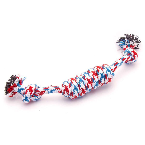Tuggleksak / Bitleksak Hund - Virat rep i flera färger Vit