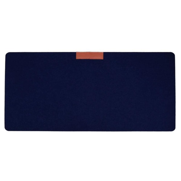 Skrivbordsunderlägg / Musmatta i filt 60 x 30 cm - Olika färger Mörkblå