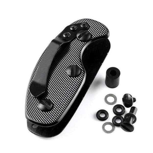 Robust foldbar nøgleholder i metal - Sort Black