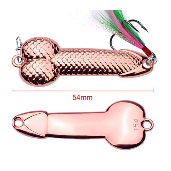Penisformade skeddrag 4-pack - Roséguld Rosa guld
