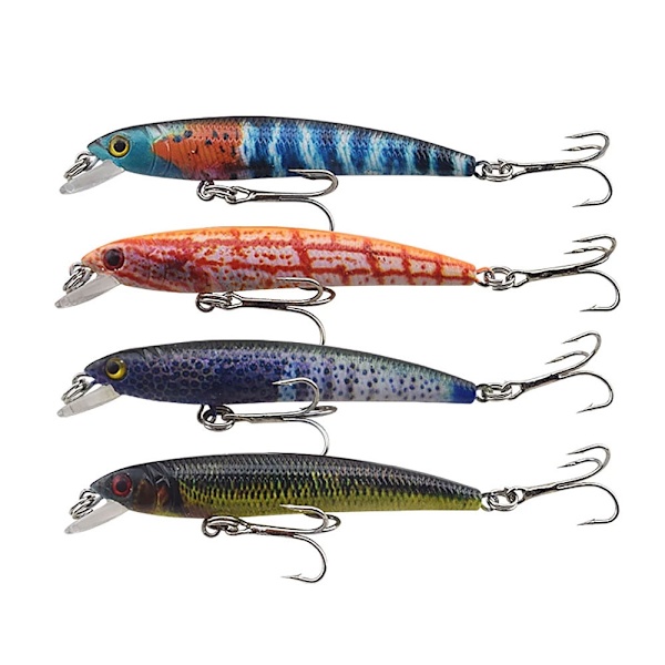Startkit 21 st Blandade fiskedrag - Skeddrag Wobblers Spinnare