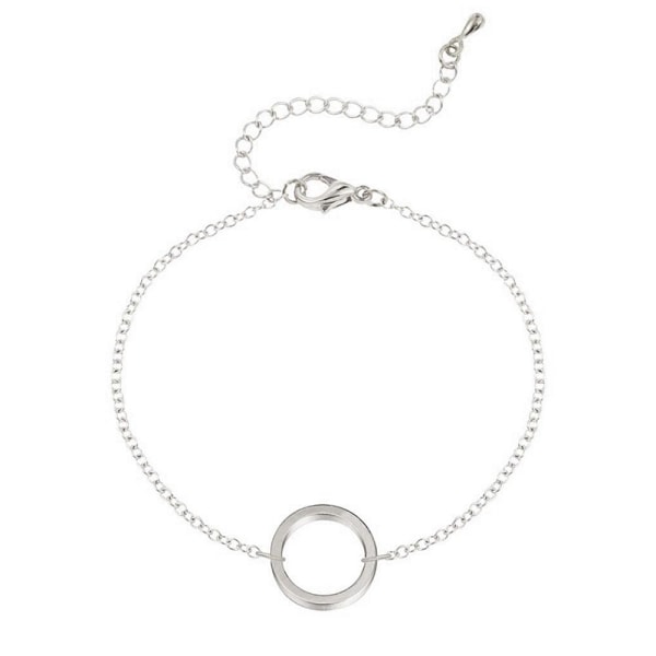 Armband - "Ring & Chain" Guld / Silver Silver