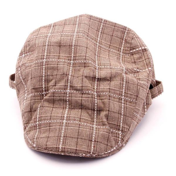 Gubbkeps rutig - Flera färgval Dark brown