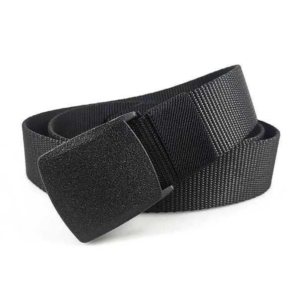 Kestävä nylon / kangasvyö - Valitse väri Black