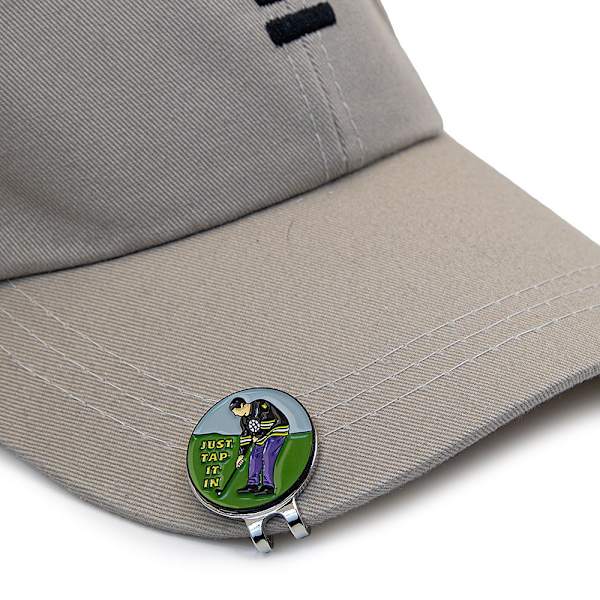 Markeringsknapp & hat clip - Just tap it in