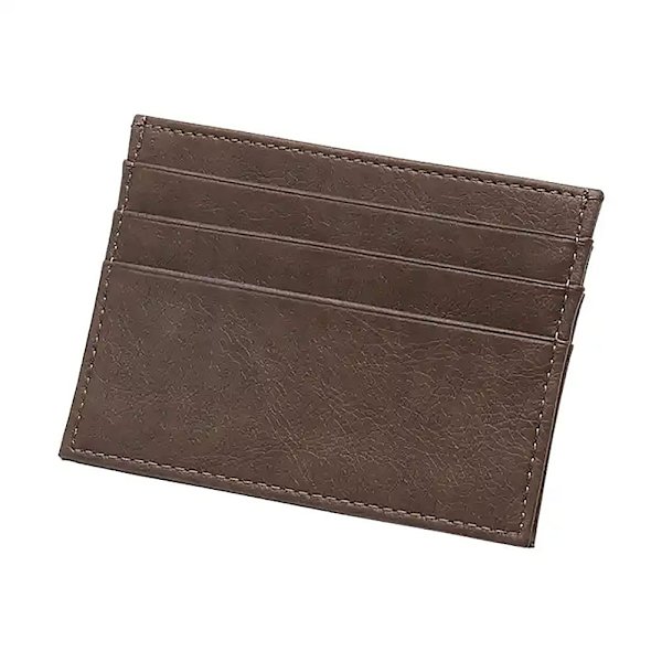 Klassisk slimmad korthållare 7 fack - Flera färger Dark grey