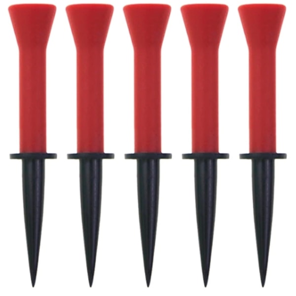 Gummipløkker fleksible 76 mm 10-pak Red
