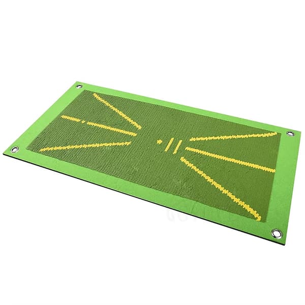 Golfmatta med träffindikator Grön