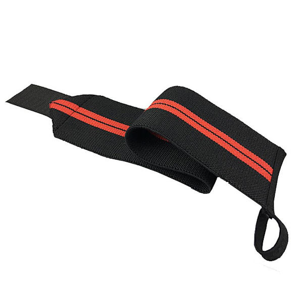 Håndledsstøtte med velcro - Sort / Rød