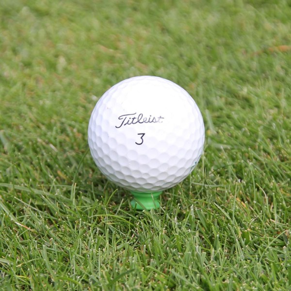 Plast golfpinner / Castle pinner 7 mm (50 stk) Green