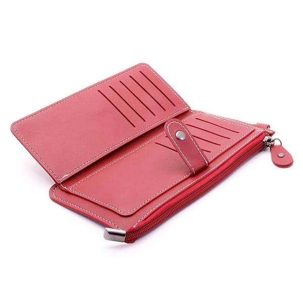 Diskret kortholder Clutch Mono - Flere farger Red