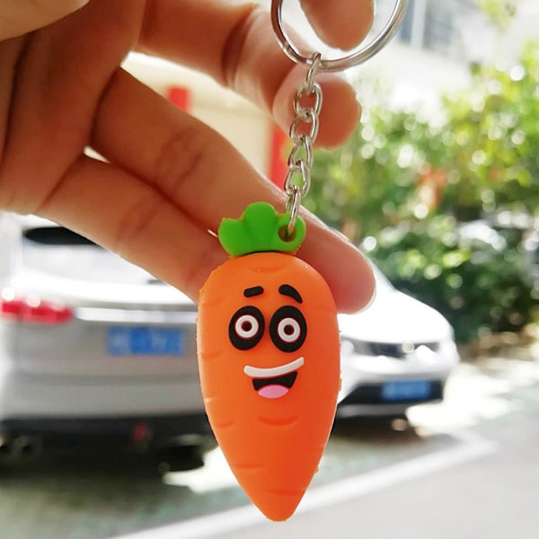 Nyckelring - Funky Carrot Orange