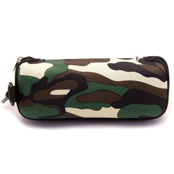 Lasikotelo / Aurinkolasikotelo Hard Midi - Camouflage Green