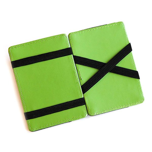 Magic Wallet korthållare i konstläder Svart / Grön Grön