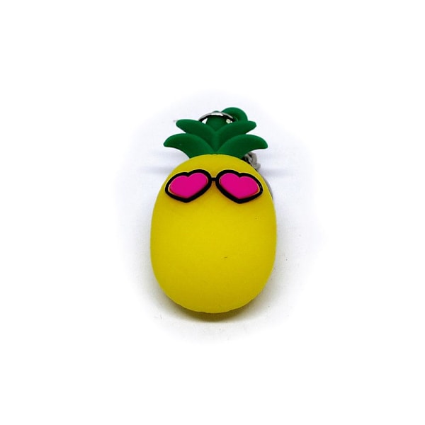 Nøglering - Cool Ananas Yellow