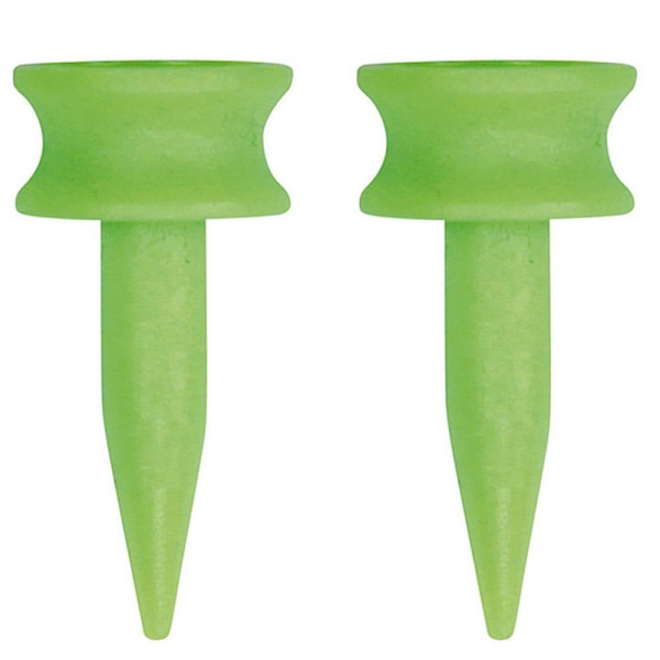 Plast golfpinner / Castle pinner 7 mm (50 stk) Green