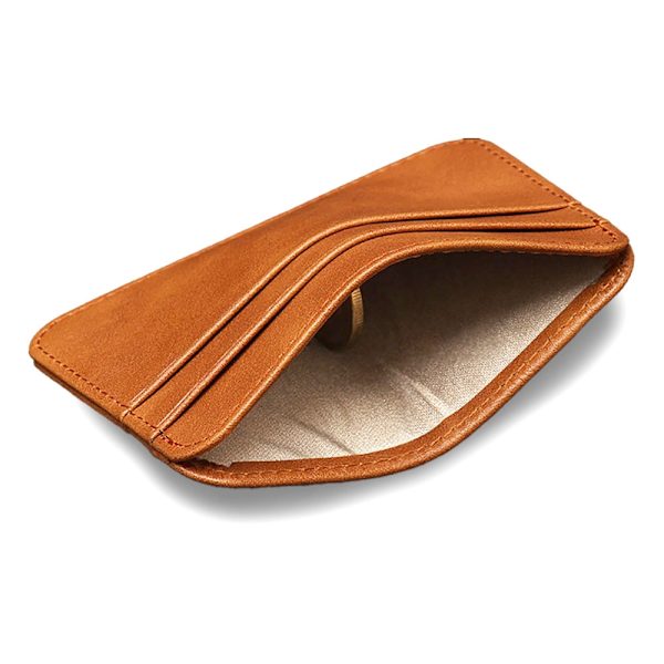 Slim smidig korthållare 5 fack - Flera färger Dark brown