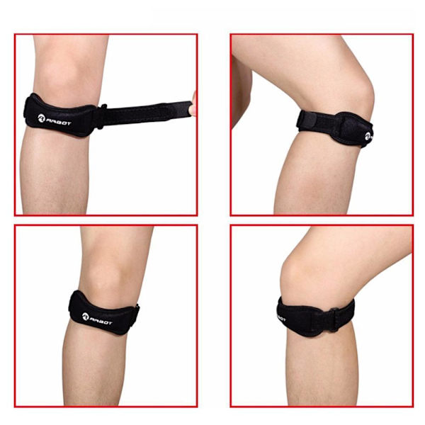 Stabilt Knäskydd / Knäband 1 eller 2 -pack 2-pack
