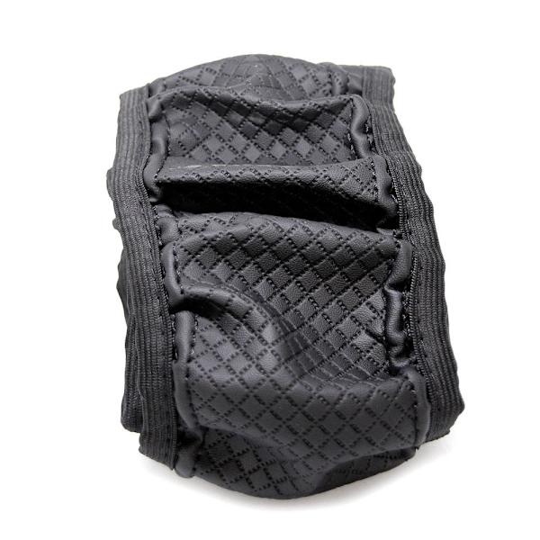 Rattskydd i konstläder - Svart Black
