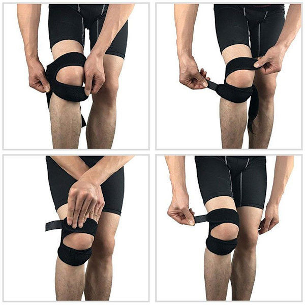 Knäskydd / Knäband dubbelt 2-pack