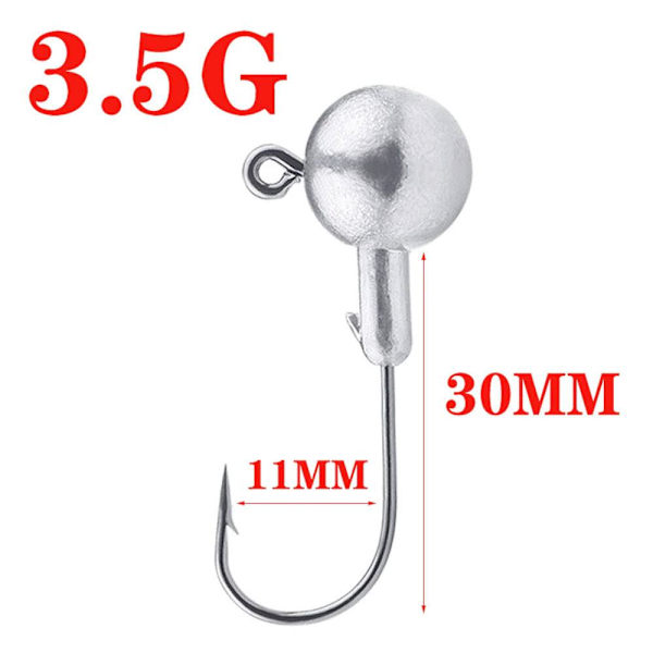 Jigghode 3,5 gram 5-pakning