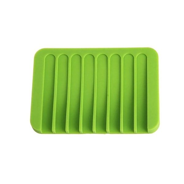 Tvålkopp i silikon med avrinning - Flera olika färger Grön