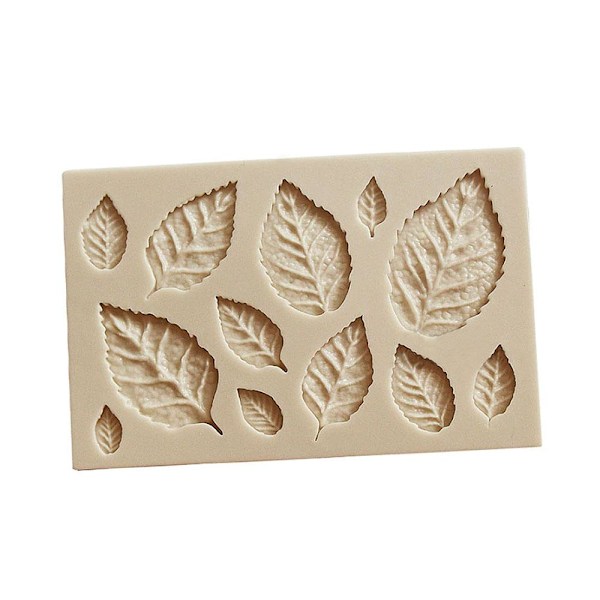 Silikonform for baking / sjokolade - Blad / Løv