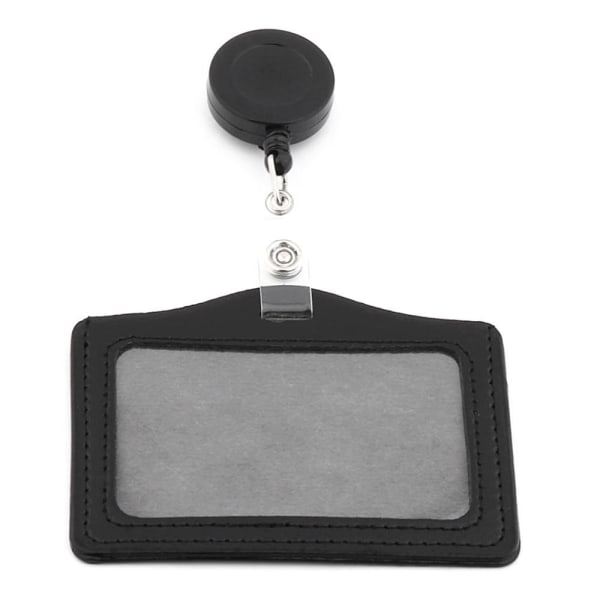 JOJO ID-hållare Korthållare Passerkort / ID-kort - Flera format Black Liggande