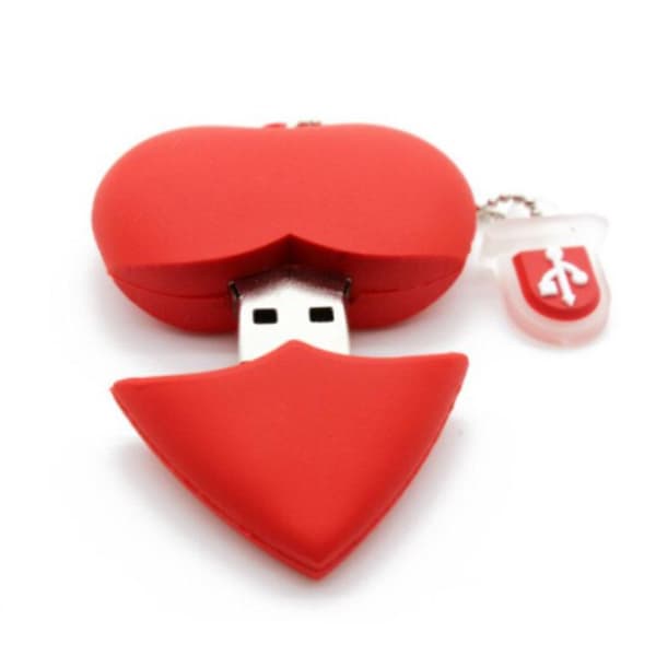 USB-muistitikku 32 Gt - Sydän Red