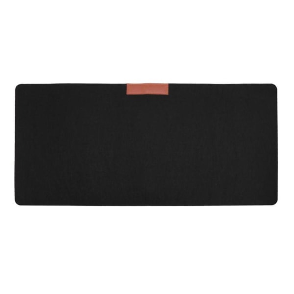 Skrivebordspute / Musematte i filt 70 x 33 cm - Ulike farger Black