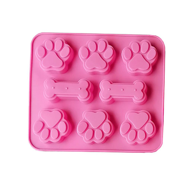 Silikonform for baking / sjokolade - Labber og hundeben