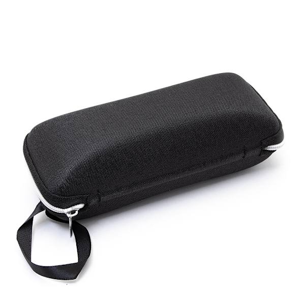 Medium Hardcase Brilleetui / Solbrilleretui i kanvasstof Black