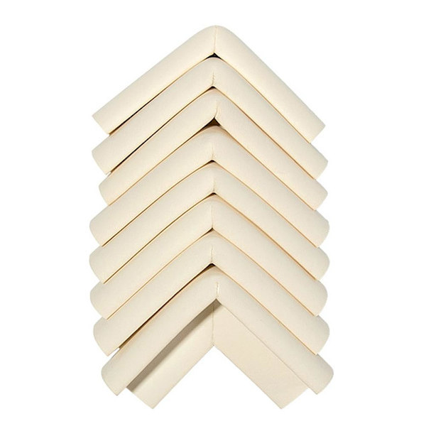 Hörnskydd L-formade skum 10-pack Grädde