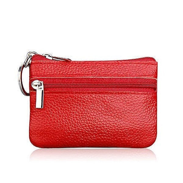 Liten lommebok i kunstskinn - Flere farger Red