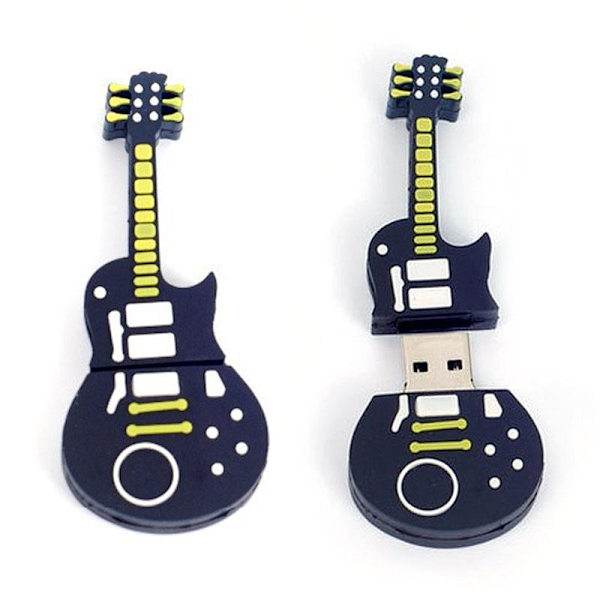 USB-minne 64 GB - Gitarr Gul