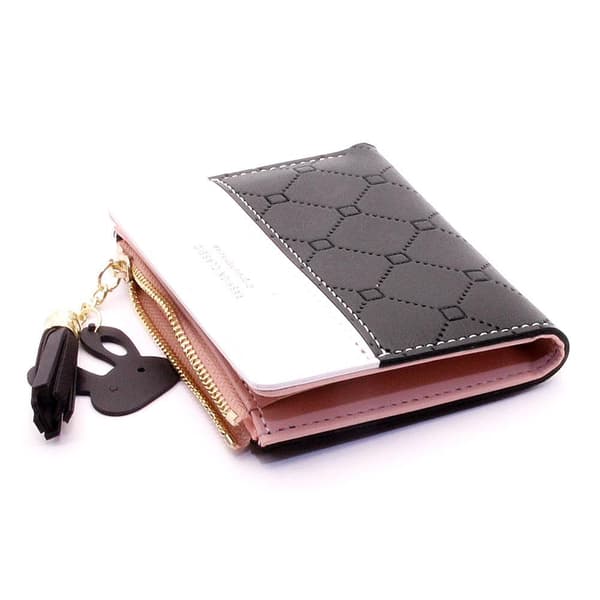 Damplånbok Small Bifold Kawaii - Välj färg Svart