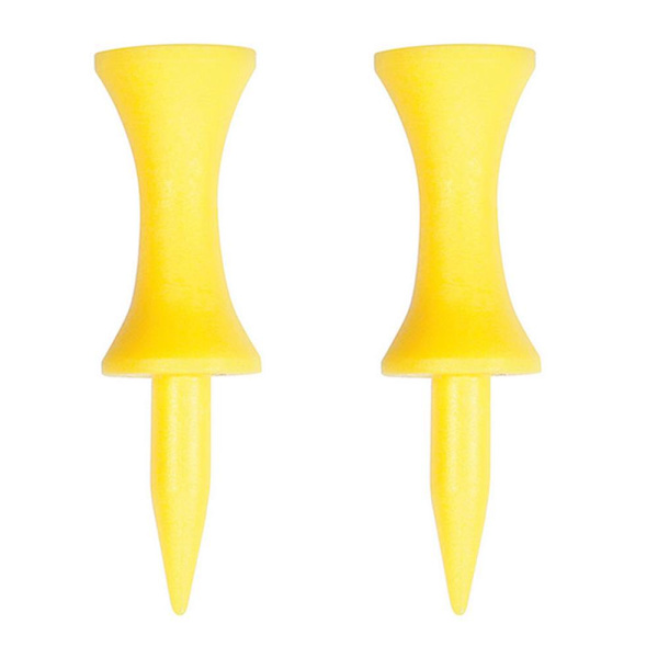 Golfplugger i plast / Castleplugger 25 mm (50 stk) Yellow
